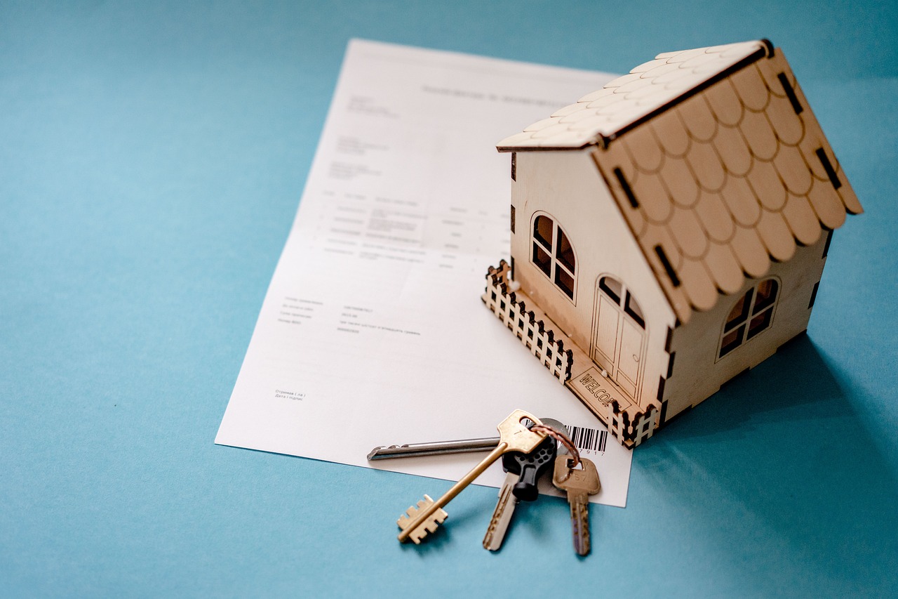 House keys and property purchase documents